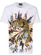 Philipp Plein Tiger Embellished T-shirt - White