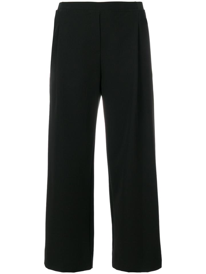 Dkny Cropped Tailored Trousers - Black
