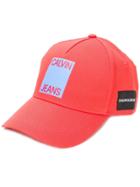 Calvin Klein Jeans Logo Cap - Red