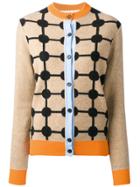 Marni Patterned Cardigan - Nude & Neutrals