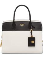 Prada Esplanade Leather Bag - White