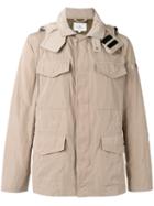 Peuterey Multi-pockets Hooded Jacket, Men's, Size: Xl, Nude/neutrals, Polyester/polyamide
