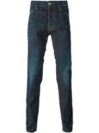 Dsquared2 'cool Guy' Jeans, Men's, Size: 50, Blue, Cotton/spandex/elastane/calf Leather
