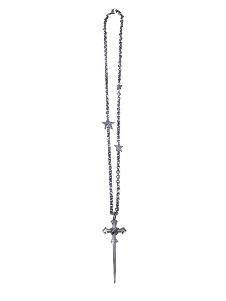 Franz Marfurt Lucerne Cross Necklace, Women's, Grey