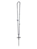 Franz Marfurt Lucerne Cross Necklace, Women's, Grey