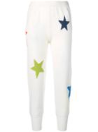 Allude Star Patch Knitted Joggers - White