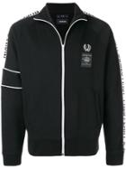 Fred Perry X Art Comes First Logo Patch Sports Jacket - Black