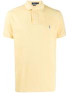 Polo Ralph Lauren Logo Embroidered Polo Shirt - Yellow