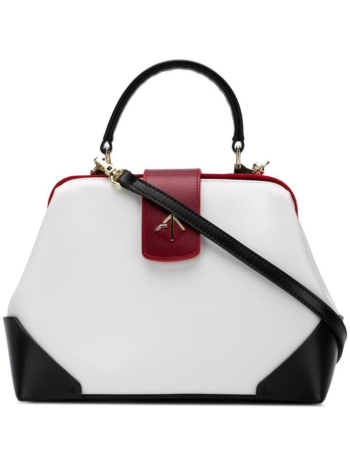 Manu Atelier Frame Tote - White