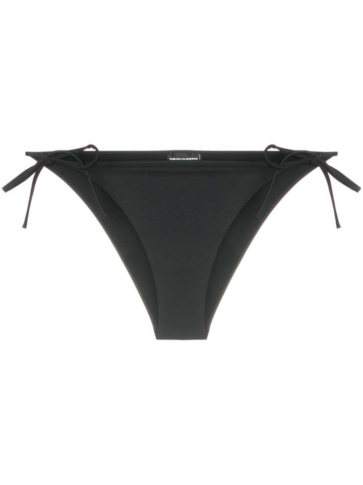Dsquared2 Icon Back Print Bikini Briefs - Black