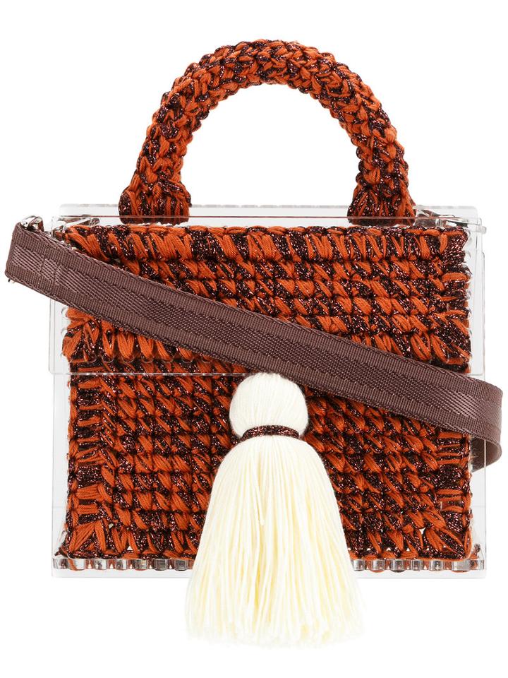 7ii Palazzo Principessa Copacabana Purse, Women's, Yellow/orange, Acrylic