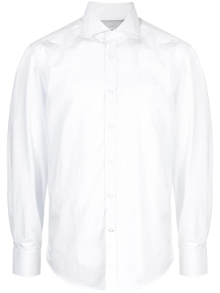 Brunello Cucinelli Classic Plain Shirt - Blue