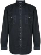 Massimo Alba Classic Overshirt - Blue