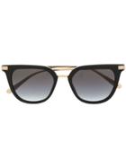 Dolce & Gabbana Eyewear Panthos Sunglasses - Black