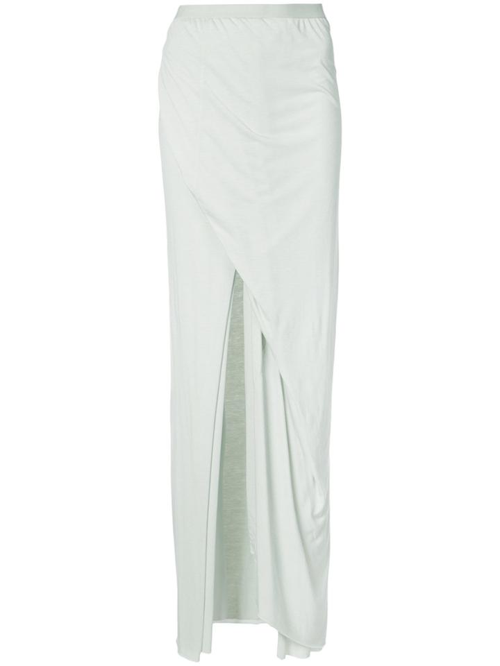 Rick Owens Lilies Wrap Maxi Skirt - Grey