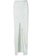 Rick Owens Lilies Wrap Maxi Skirt - Grey