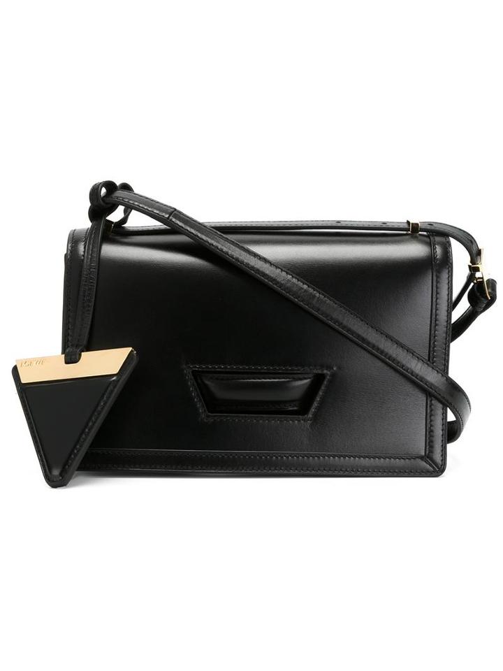 Loewe 'barcelona' Shoulder Bag, Women's, Black, Calf Leather