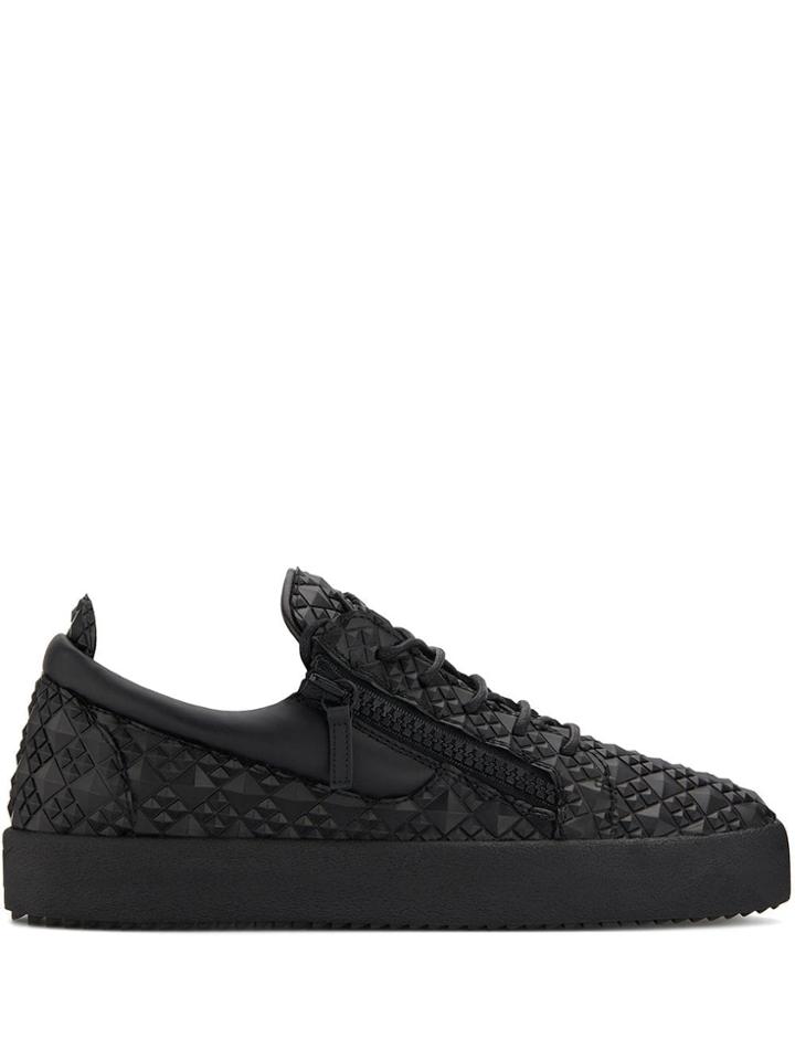 Giuseppe Zanotti Frankie Studs Low-top Sneakers - Black
