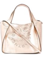 Stella Mccartney Stella Logo Tote Bag - Gold