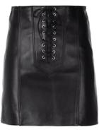 Manokhi Short Lace-up Skirt - Black