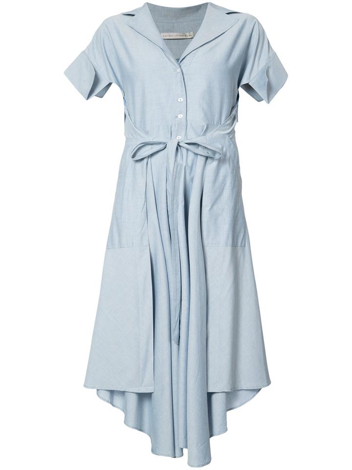 Palmer / Harding - Shirt Dress - Women - Cotton - 4, Blue, Cotton