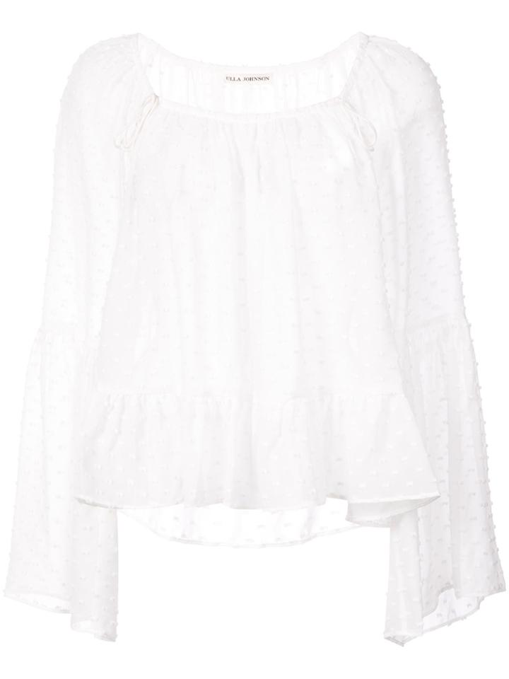 Ulla Johnson Flared Top - White