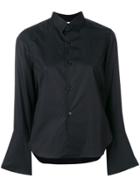 Comme Des Garçons Noir Kei Ninomiya Flared Cuff Shirt - Black