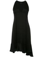 Gloria Coelho A-line Midi Dress - Black