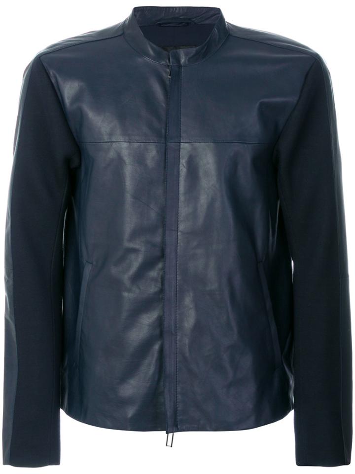 Emporio Armani Slim-fit Zipped Jacket - Blue