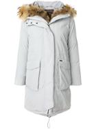 Woolrich Fur Collar Parka - Grey