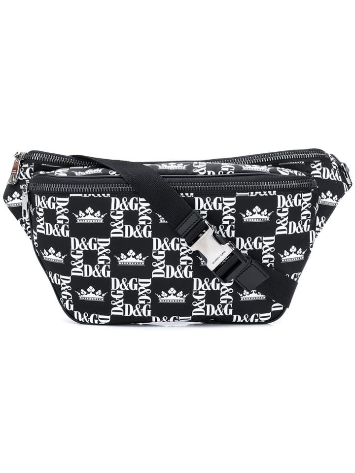 Dolce & Gabbana Crown Belt Bag - Black