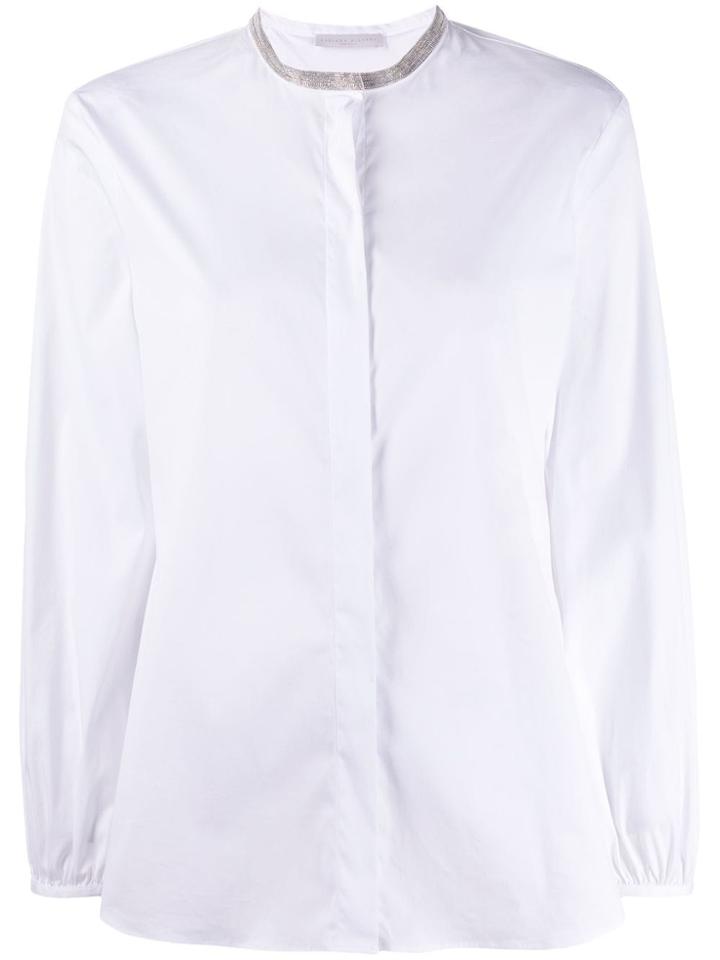 Fabiana Filippi Ball Chain Neck Shirt - White