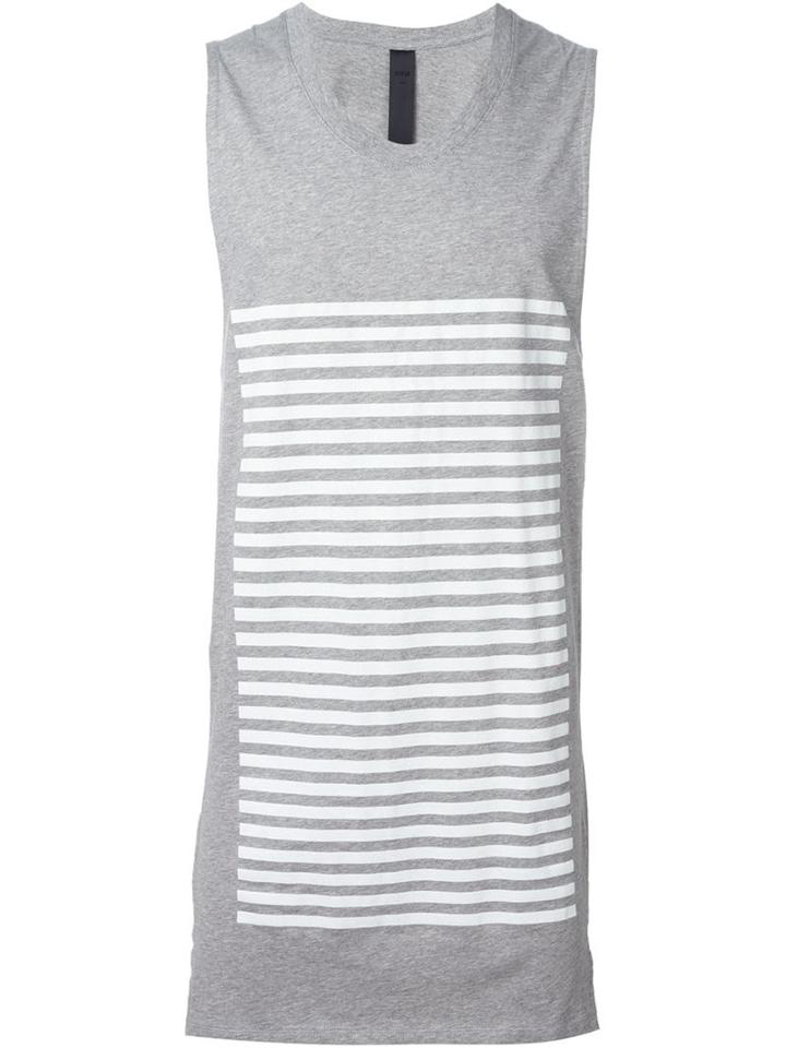 Odeur Frame Tank Top, Adult Unisex, Size: L, Grey, Cotton