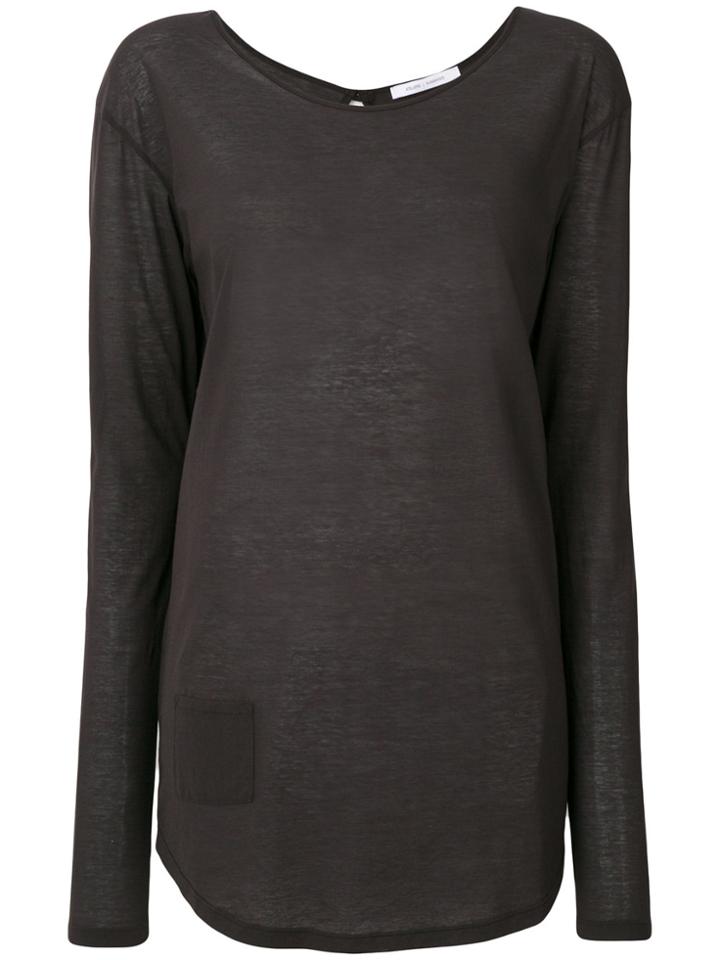 Humanoid Oversized Pocket T-shirt - Grey