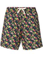 Altea Floral Print Swim Shorts - Blue