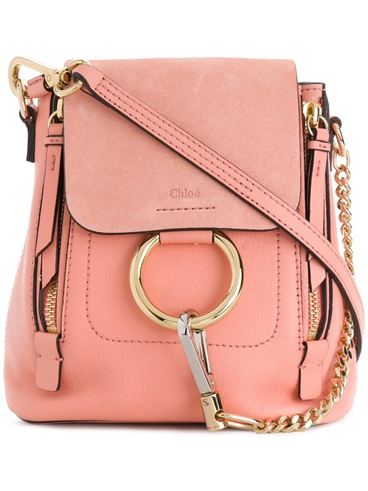 Chloé Faye Mini Backpack - Pink & Purple