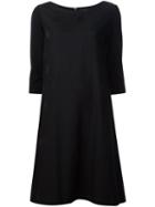 Y's Polka Dot Dress, Women's, Size: 3, Black, Rayon/wool