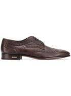 Baldinini Embroidered Derby Shoes - Brown