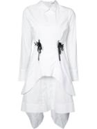 Jonathan Simkhai - Studded Poplin Dress - Women - Cotton - Xs, Women's, White, Cotton