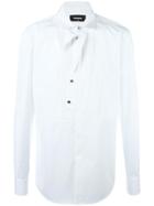 Dsquared2 Angular Bowtie Bib Shirt - White
