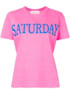 Alberta Ferretti Saturday T-shirt - Pink & Purple