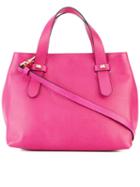 Borbonese - Small Tote - Women - Leather/polyester - One Size, Pink/purple, Leather/polyester