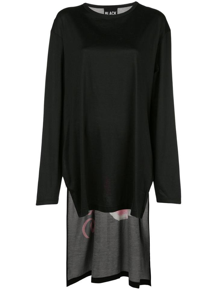 Yohji Yamamoto To Take A Rest Long Sleeved T-shirt - Black
