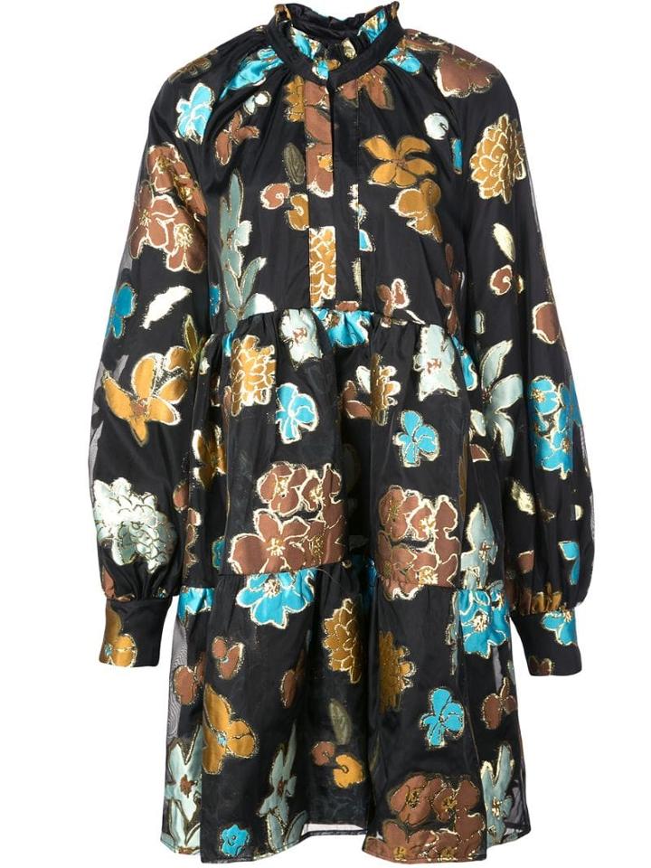 Stine Goya Autumn Garden Dress - Black