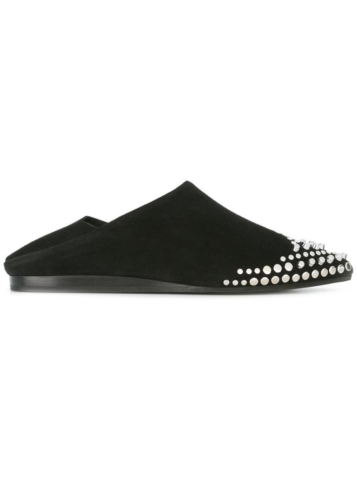 Mcq Alexander Mcqueen Studded Slip-on Shoes - Black