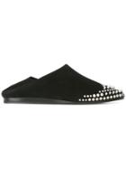Mcq Alexander Mcqueen Studded Slip-on Shoes - Black