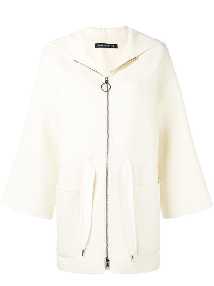 Iris Von Arnim Rosanna Zipped Jacket - White