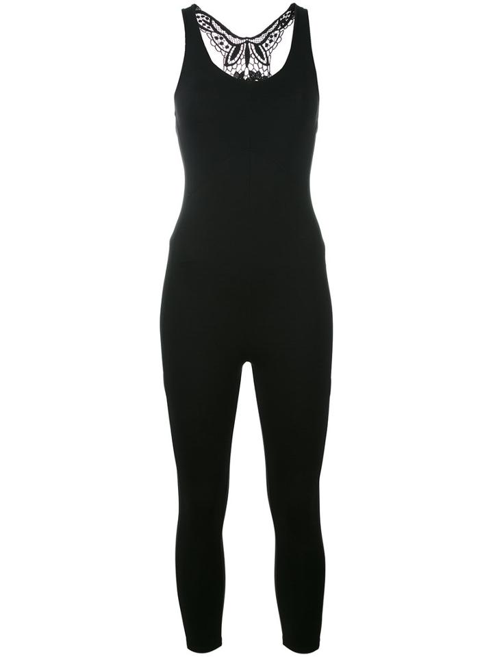 Sàpopa - Fitted Jumpsuit - Women - Nylon/polyester/spandex/elastane - Xs, Black, Nylon/polyester/spandex/elastane