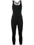 Sàpopa - Fitted Jumpsuit - Women - Nylon/polyester/spandex/elastane - Xs, Black, Nylon/polyester/spandex/elastane