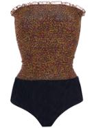 Nk Ruched Bodysuit - Brown